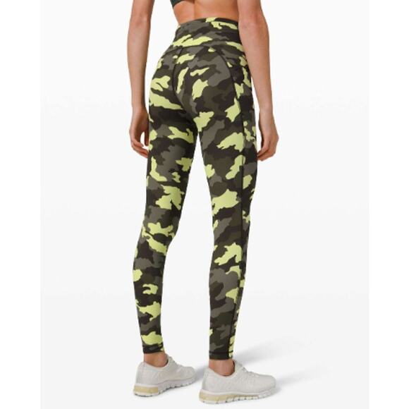 Lululemon Swift Speed High-Rise Tight 28" Heritage 365 Camo Crispin Green Multi - Picture 2 of 15